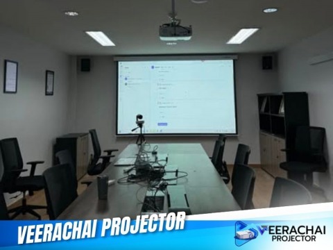 ติดตั้งโปรเจคเตอร์ จอรับภาพ เครื่องเสียง และ Video Conference